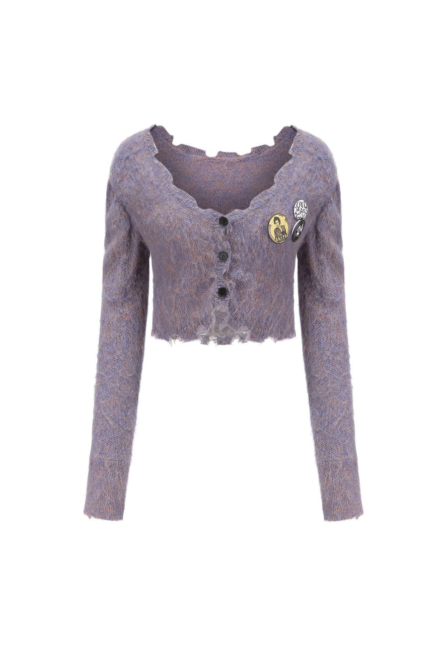 Cardigan et jupe recadrée Saint-Jacques