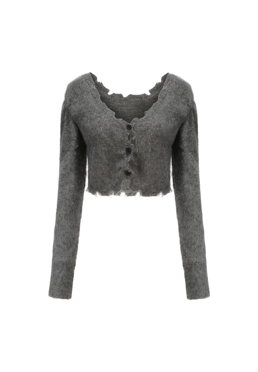 Cardigan et jupe recadrée Saint-Jacques