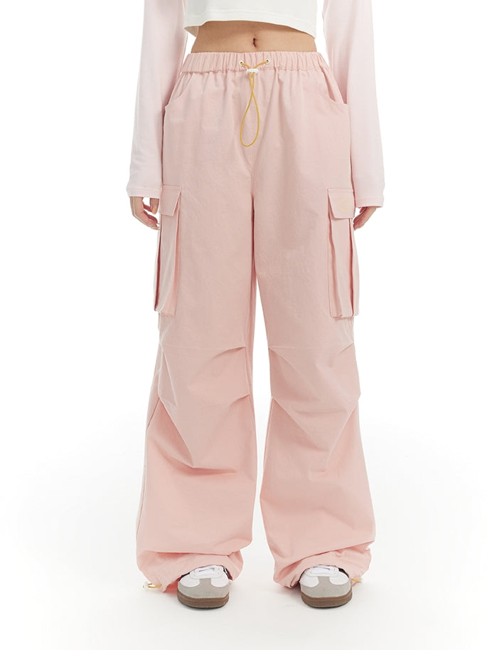 Casual Relax Drawstring Cargo-Pants