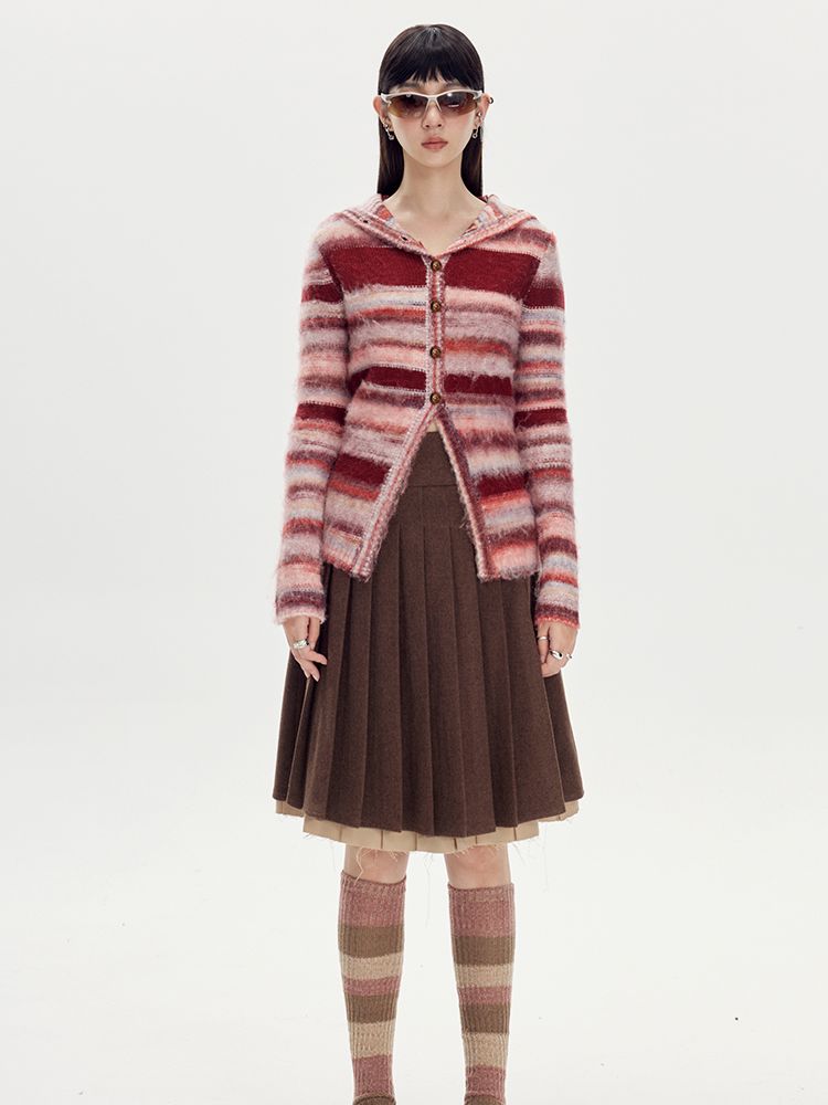 Layered PLEATS MIDDLE SKIRT