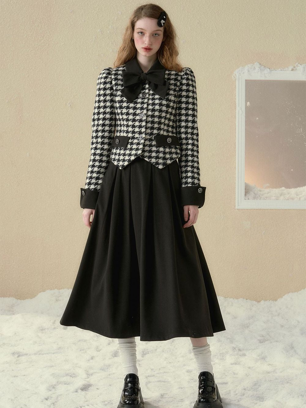 Plaid GRLY Retro Jacket & Skirt