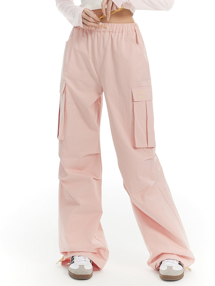 Casual Relax Drawstring Cargo-Pants