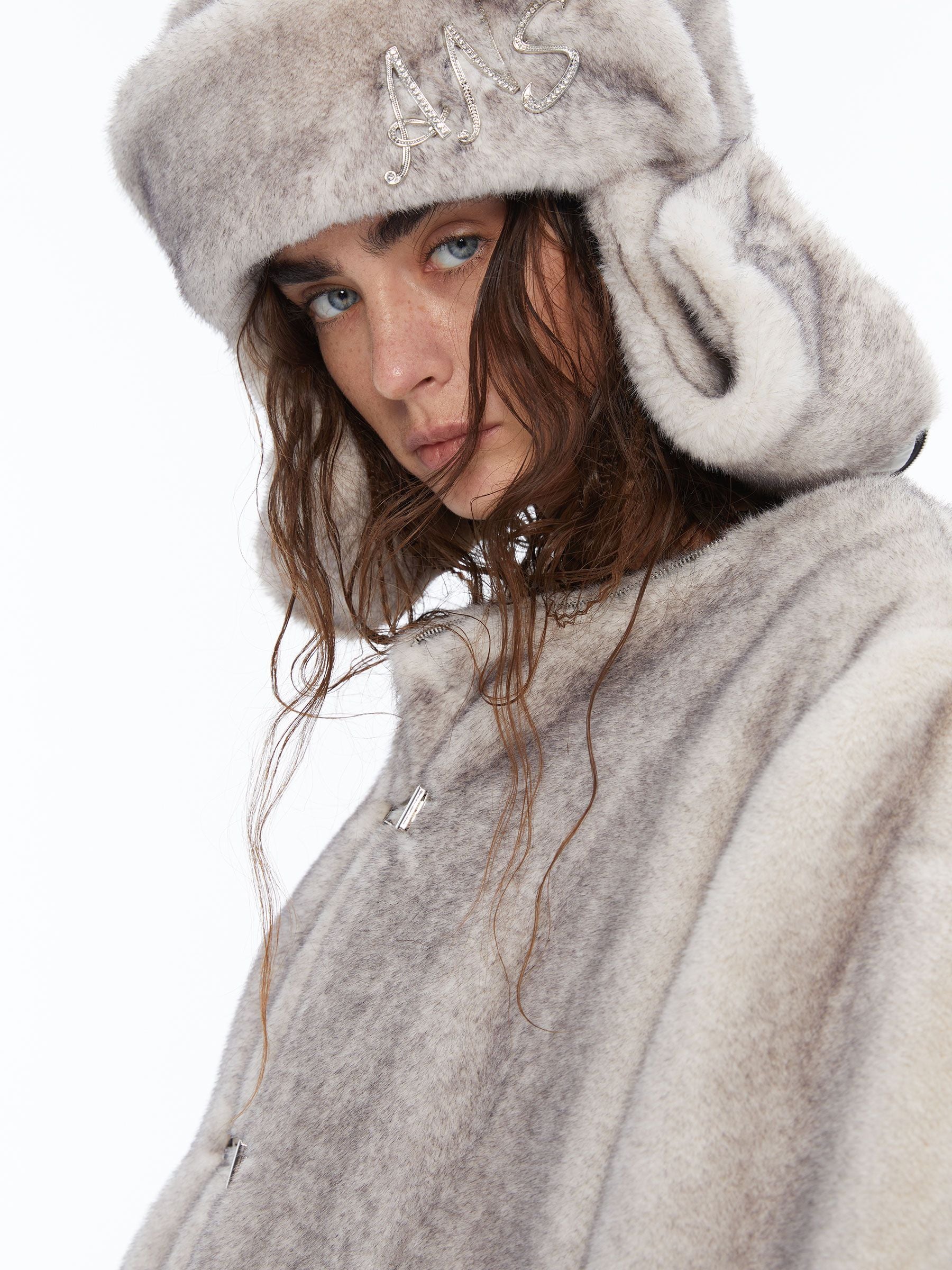 Boa Sweat à capuche Tops moelleux et pantalons courts