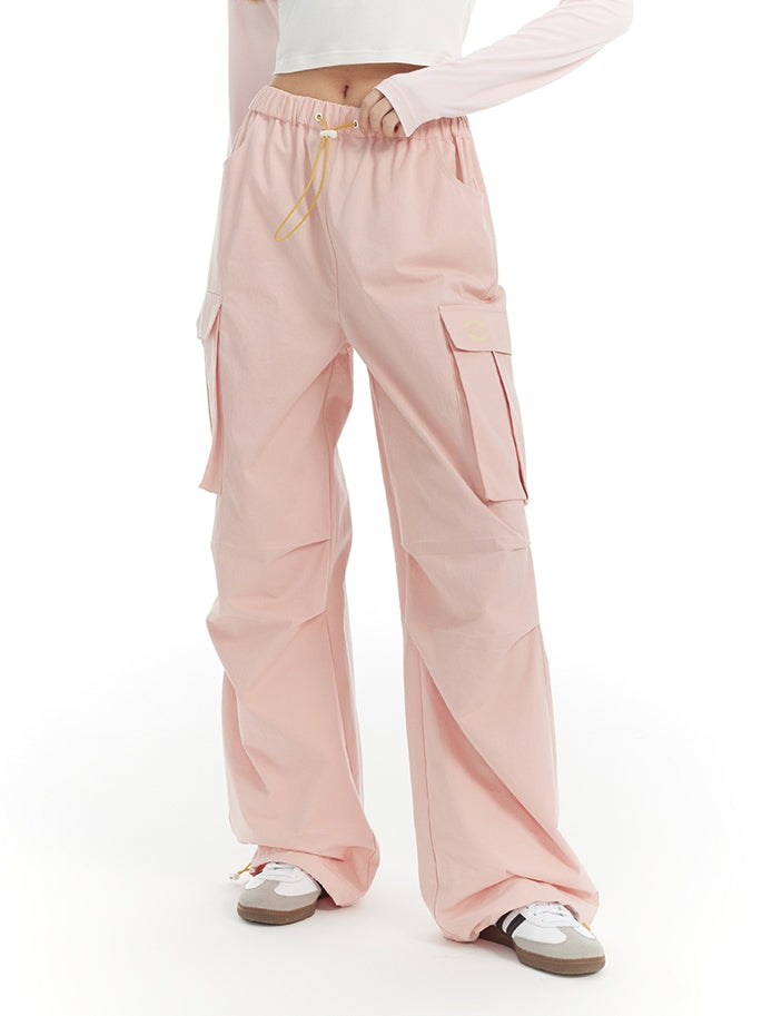 Casual Relax Drawstring Cargo-Pants