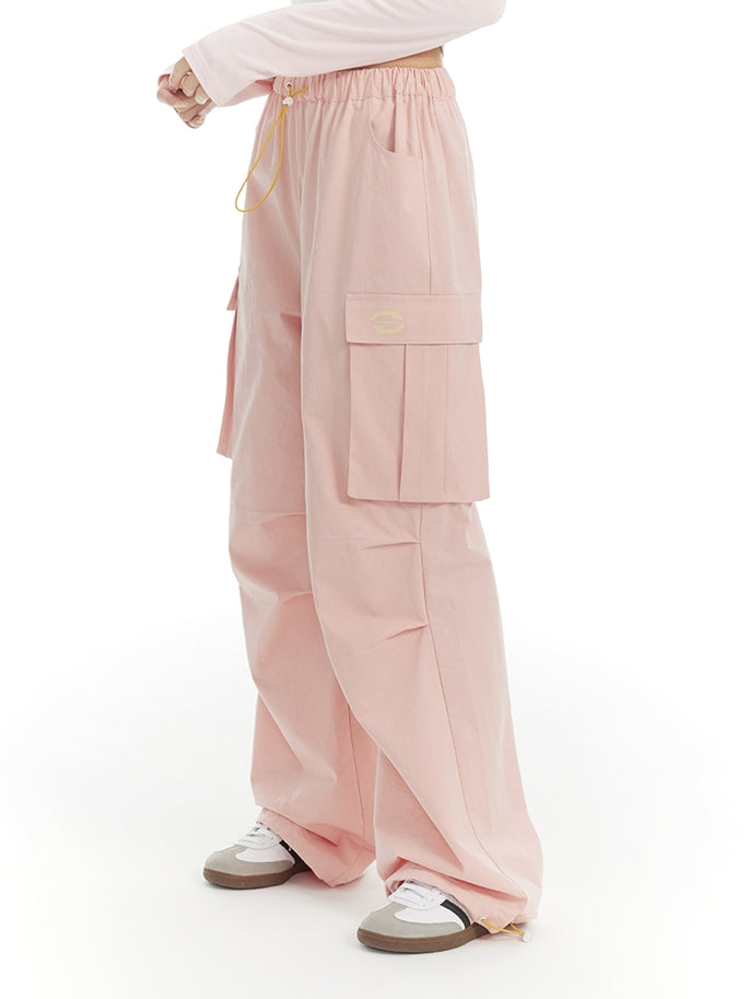 Casual Relax Drawstring Cargo-Pants