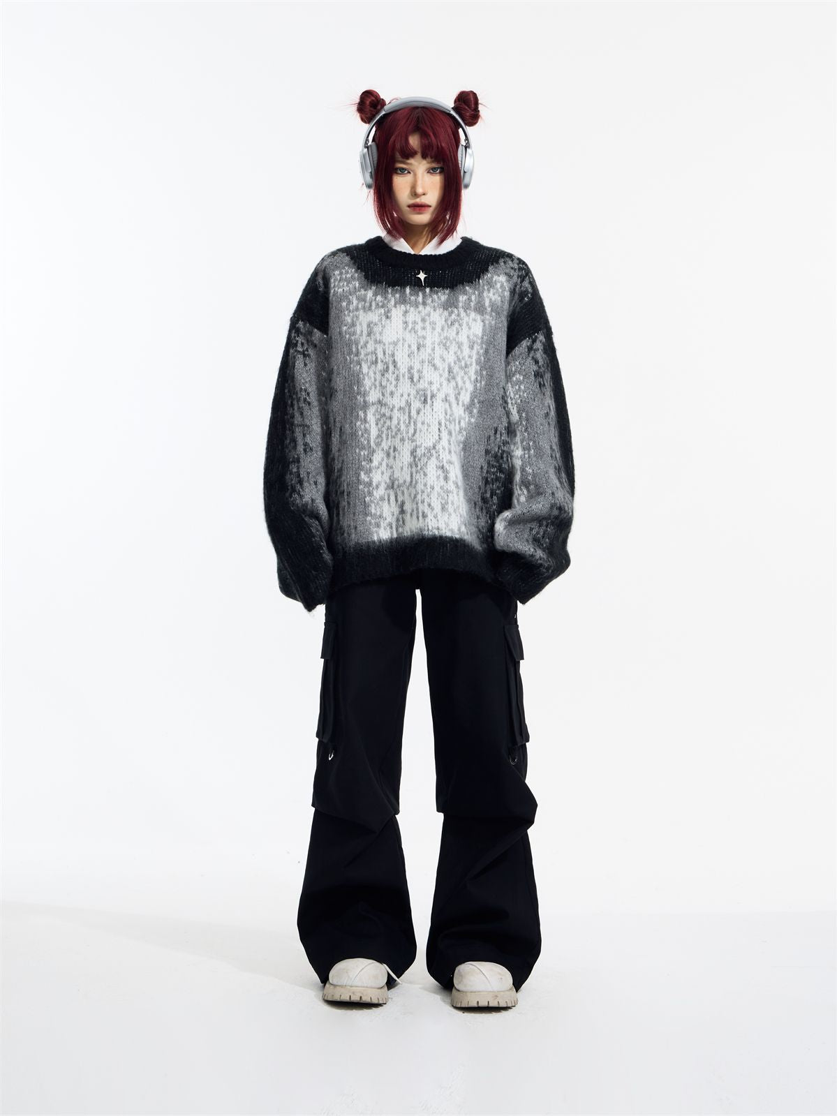 Unisex Gradation Nichi Mohair 니트