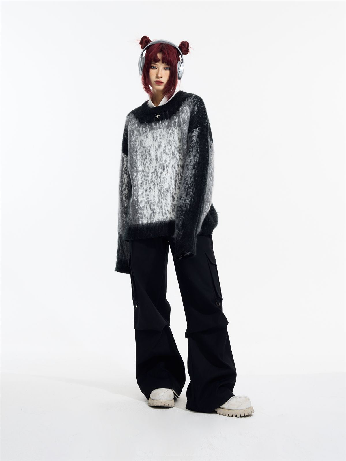 Unisex Gradation Nichi Mohair 니트