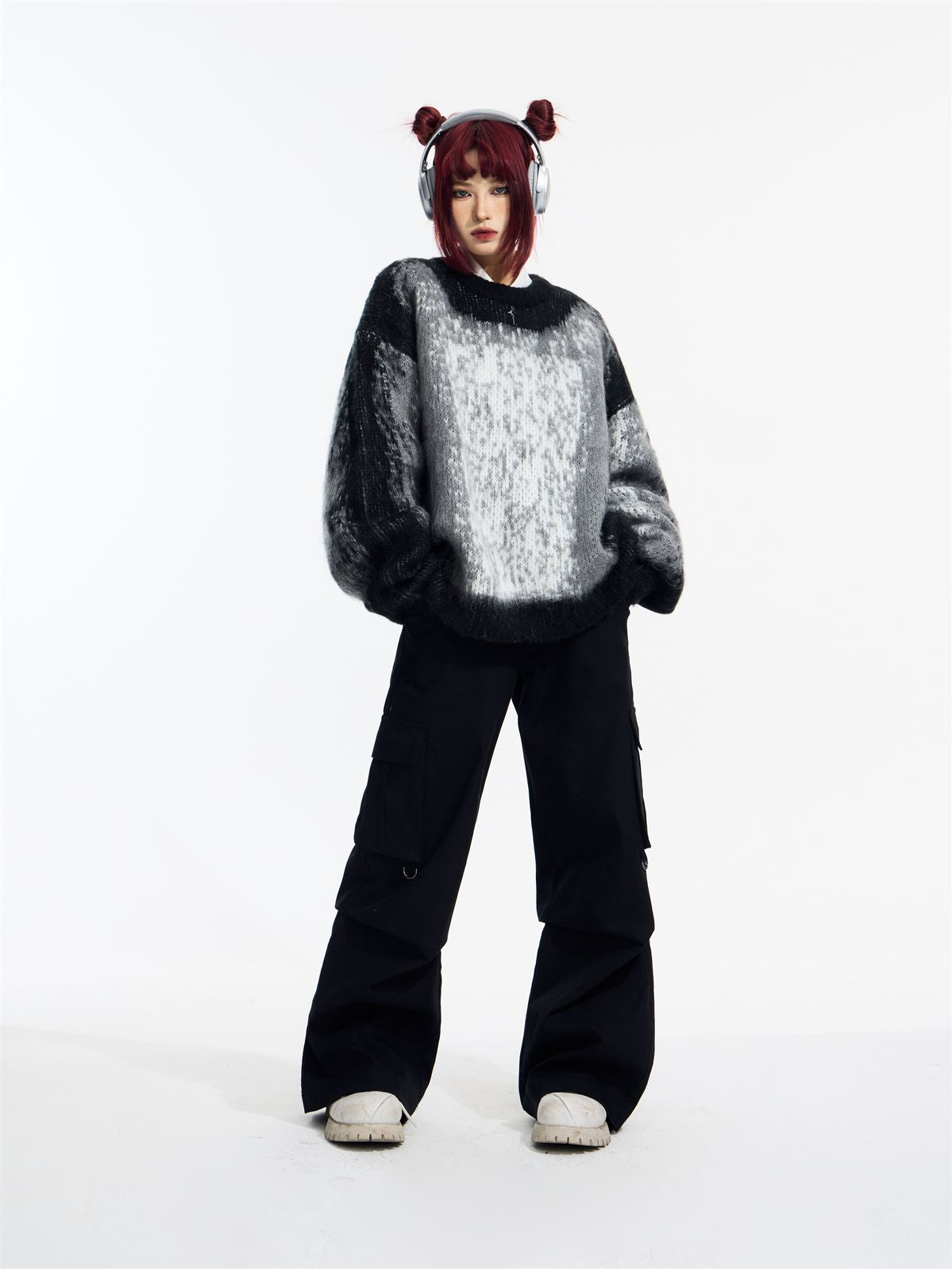 Unisex Gradation Nichi Mohair 니트