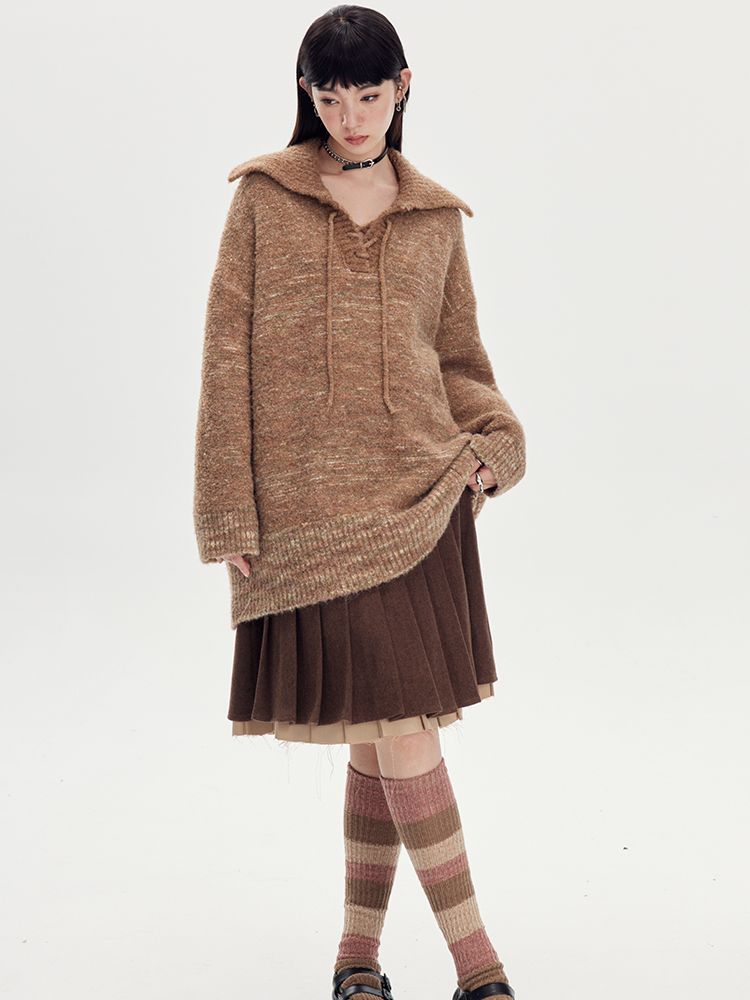 Layered PLEATS MIDDLE SKIRT