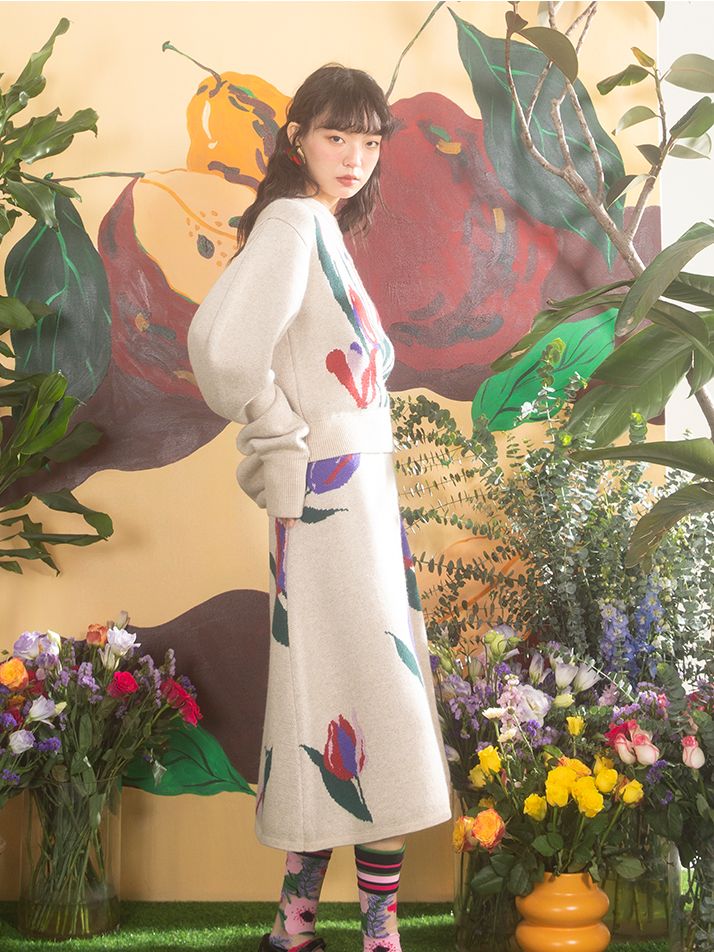 TULIP NICHI RETRO TRICH TOPS & JUPT