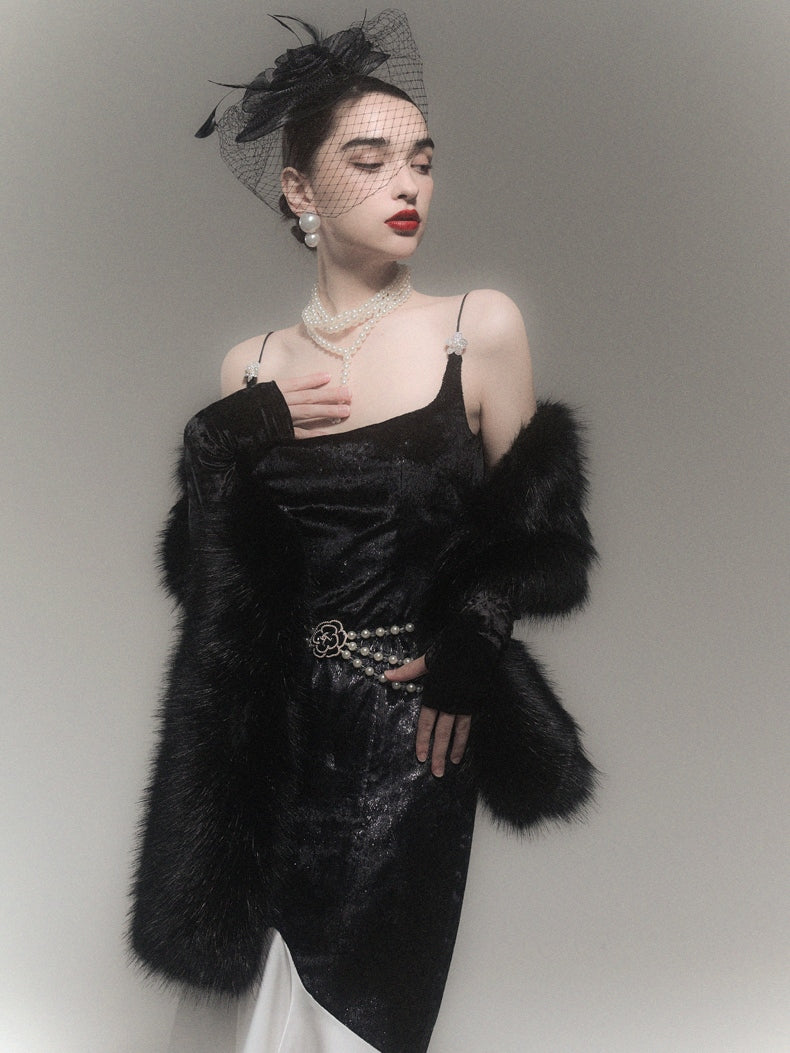 Gefälschter Pelzschal