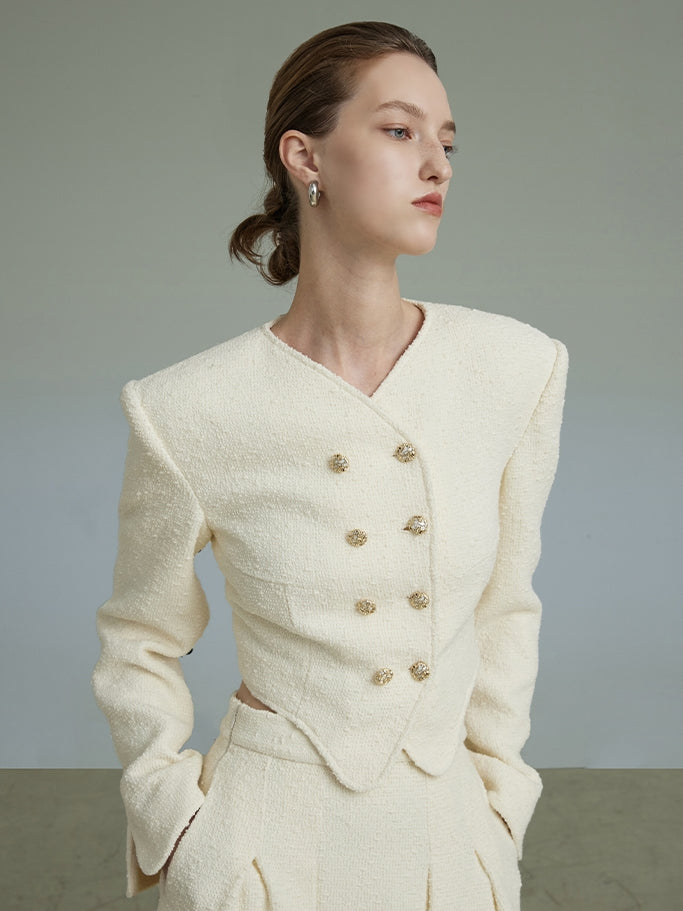French Retro Small Fragrance Jacket & Skirt