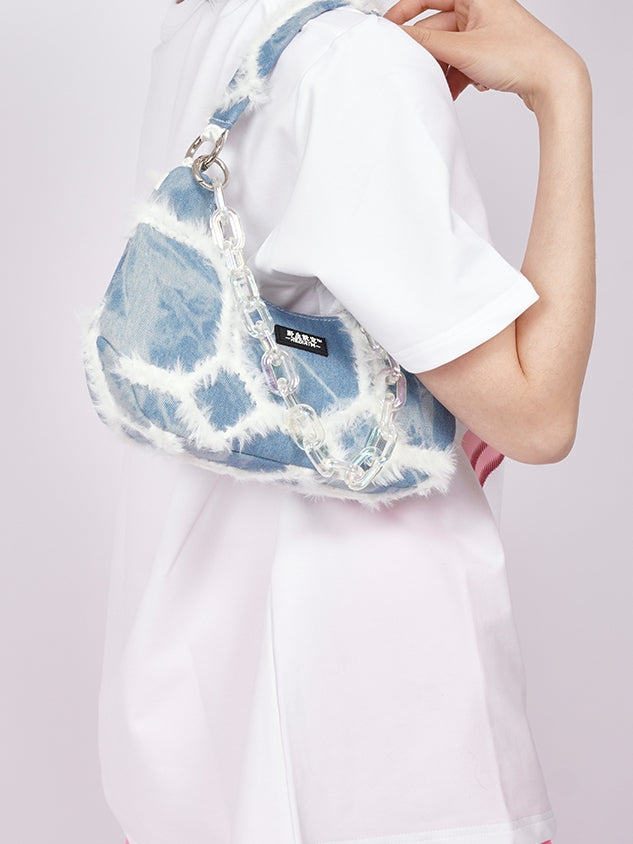 Denim Retro Armpit Bag