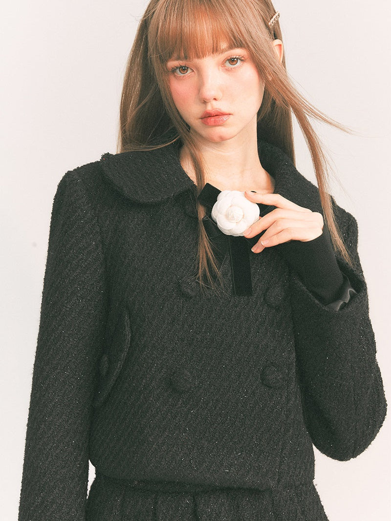 Wolljacke und Halbrock