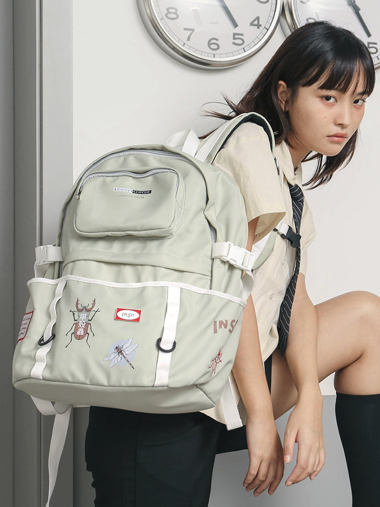 Insect Pattern Campus Backpack