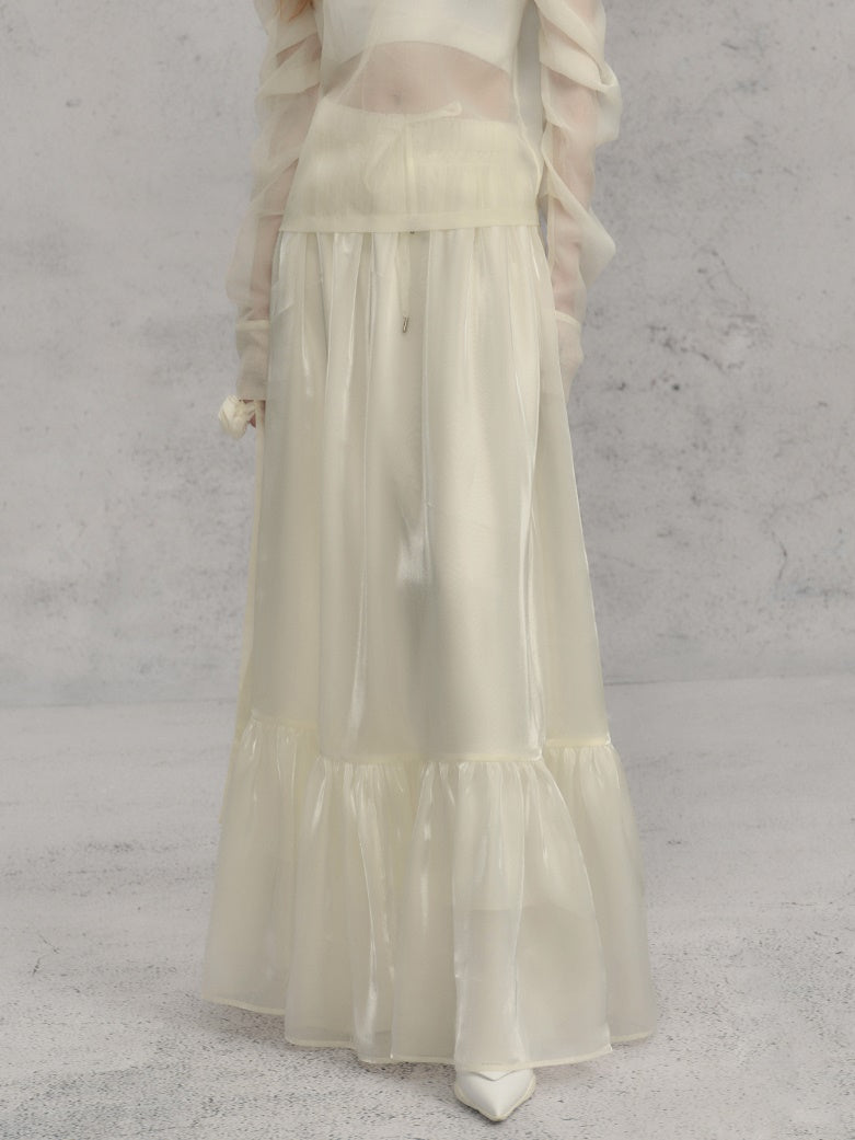 2way Gurt Gaze Kleid