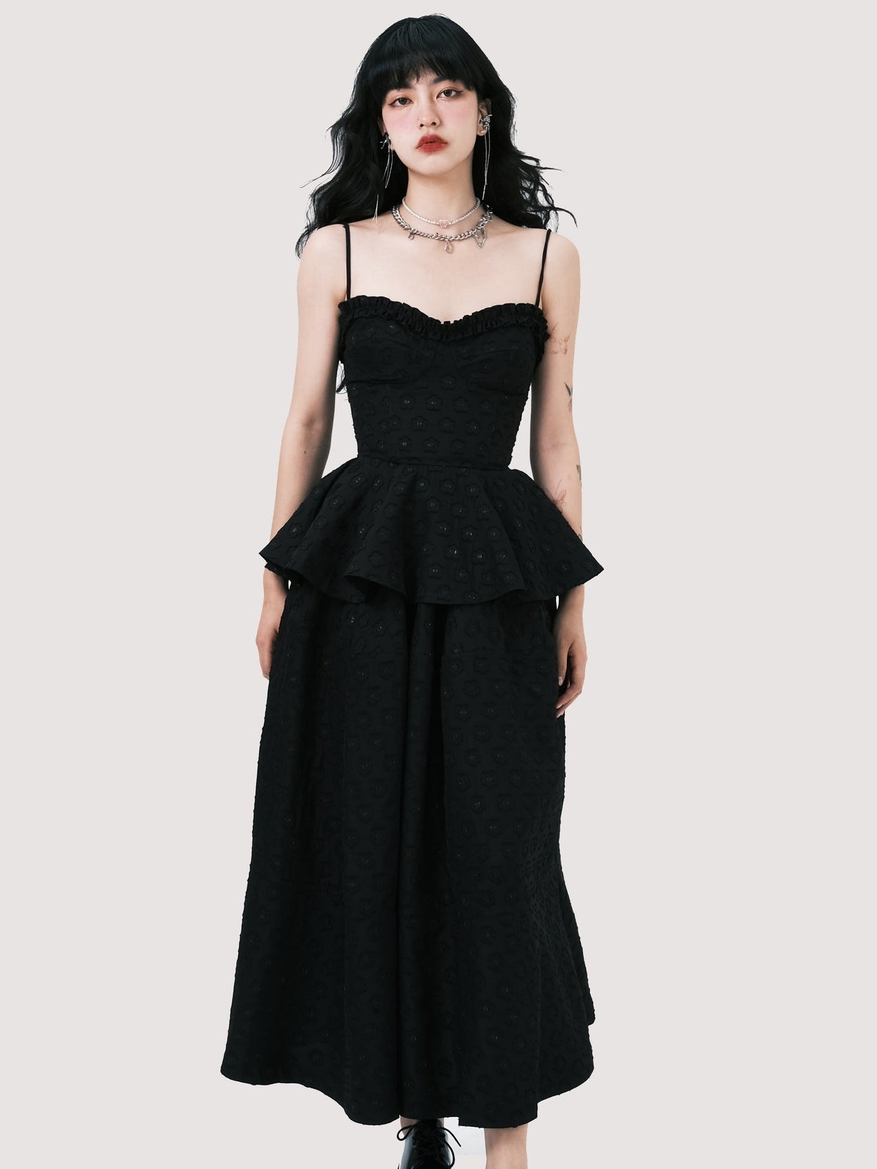 Top à suspense et jupe longue