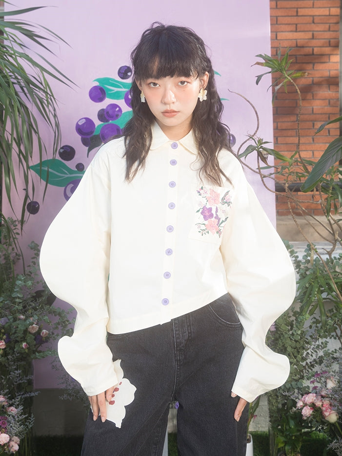 Kirschblüte Stickerei