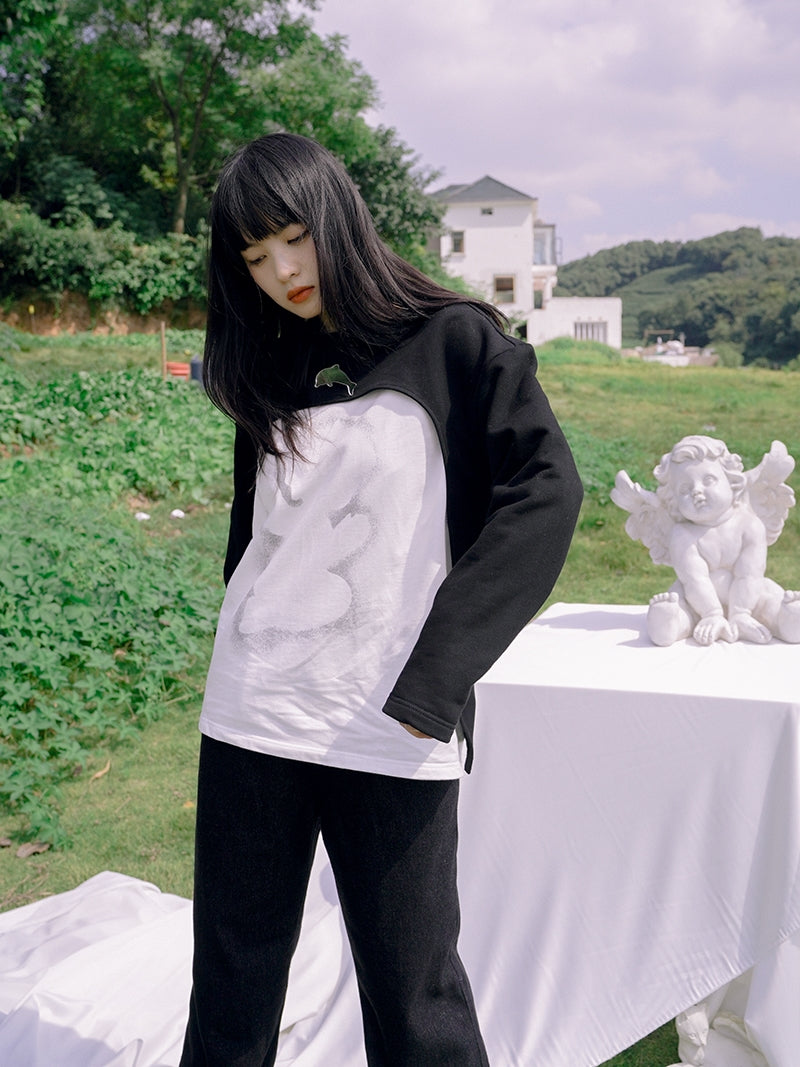 가역적 인 2way 니치 풀오버