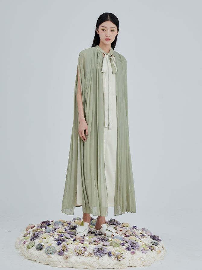 Organ PLEATED DOUBLE LAYER Dress