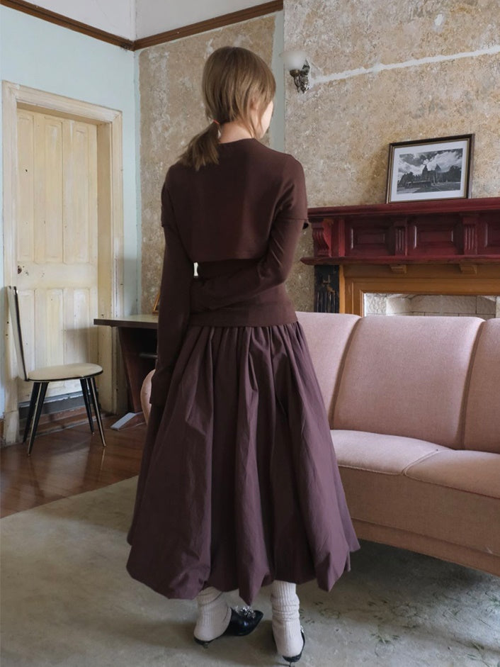 매우 큰 주름 구름 치마