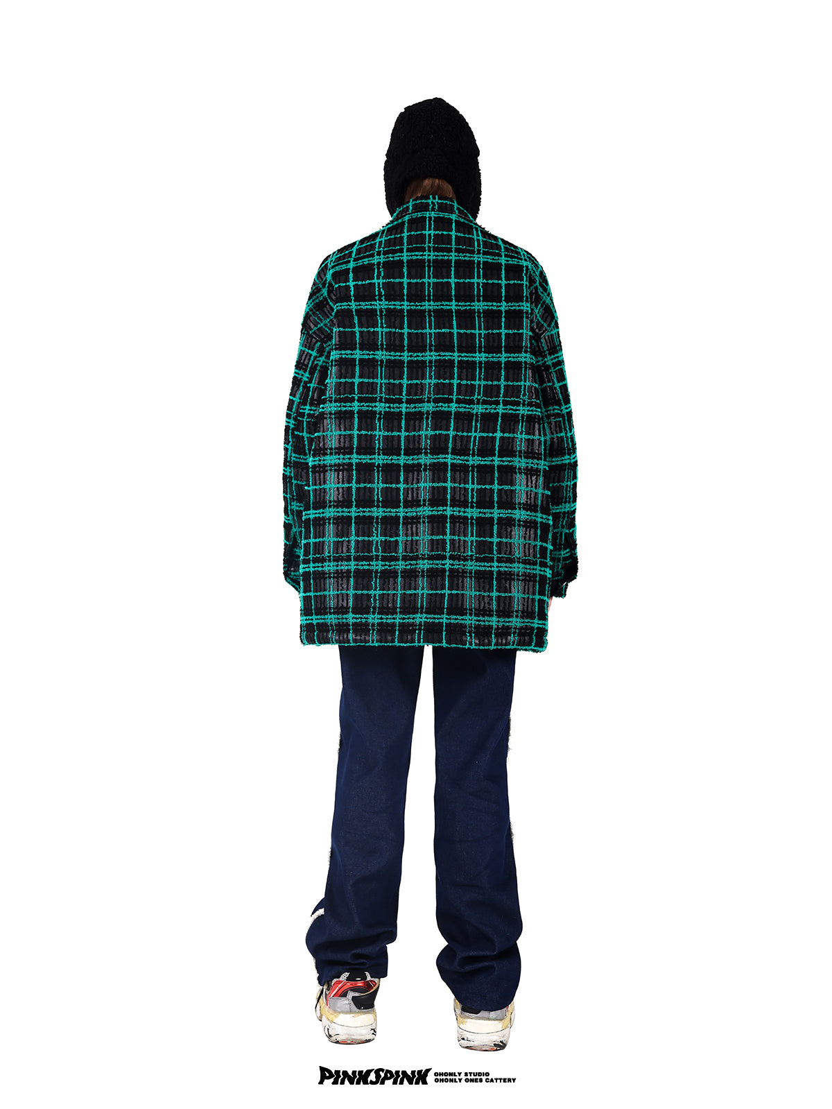 OVER-SIZE PLAID CASUAL MEN&