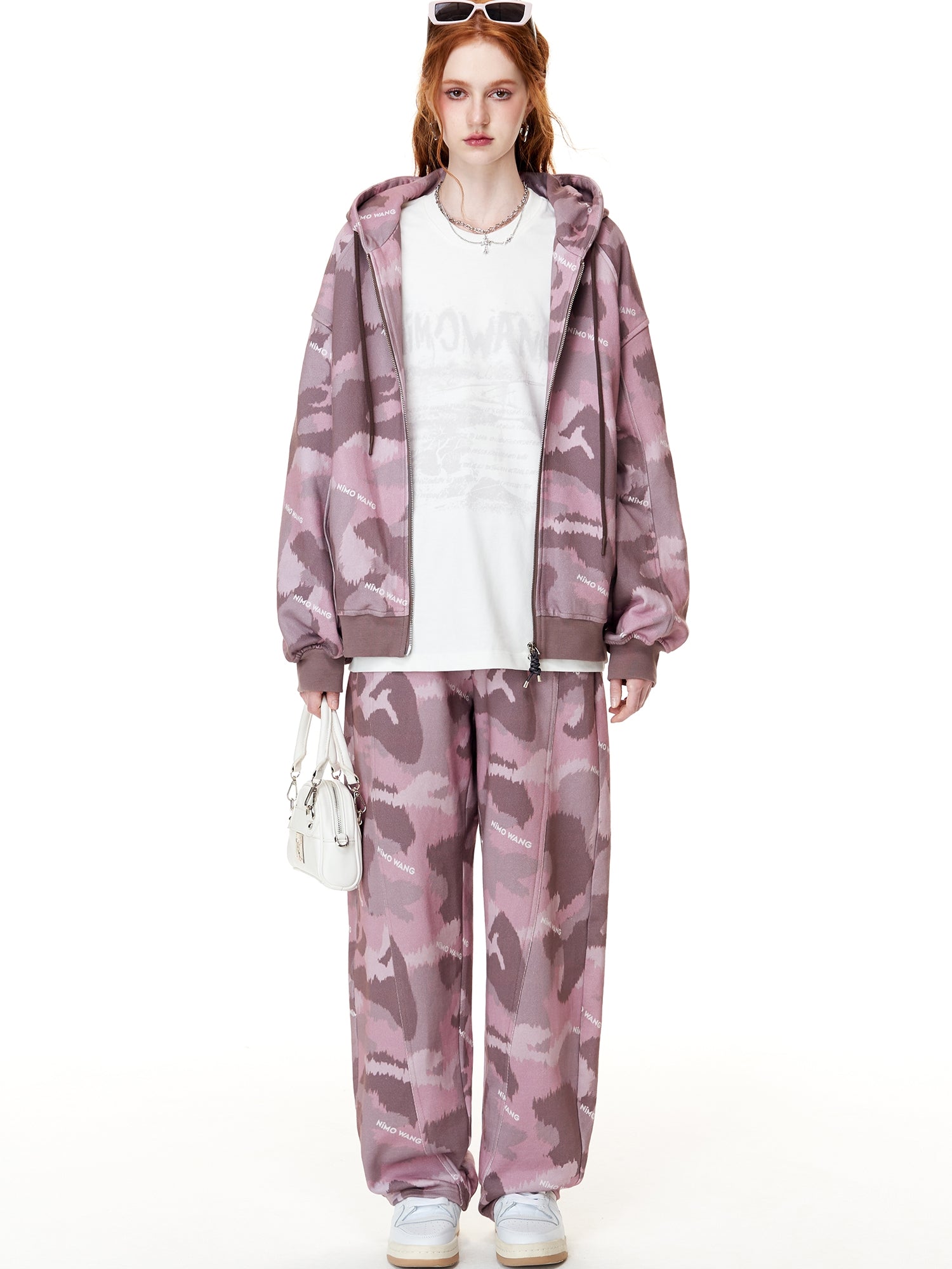 위장 A- 라인 치마 및 바지