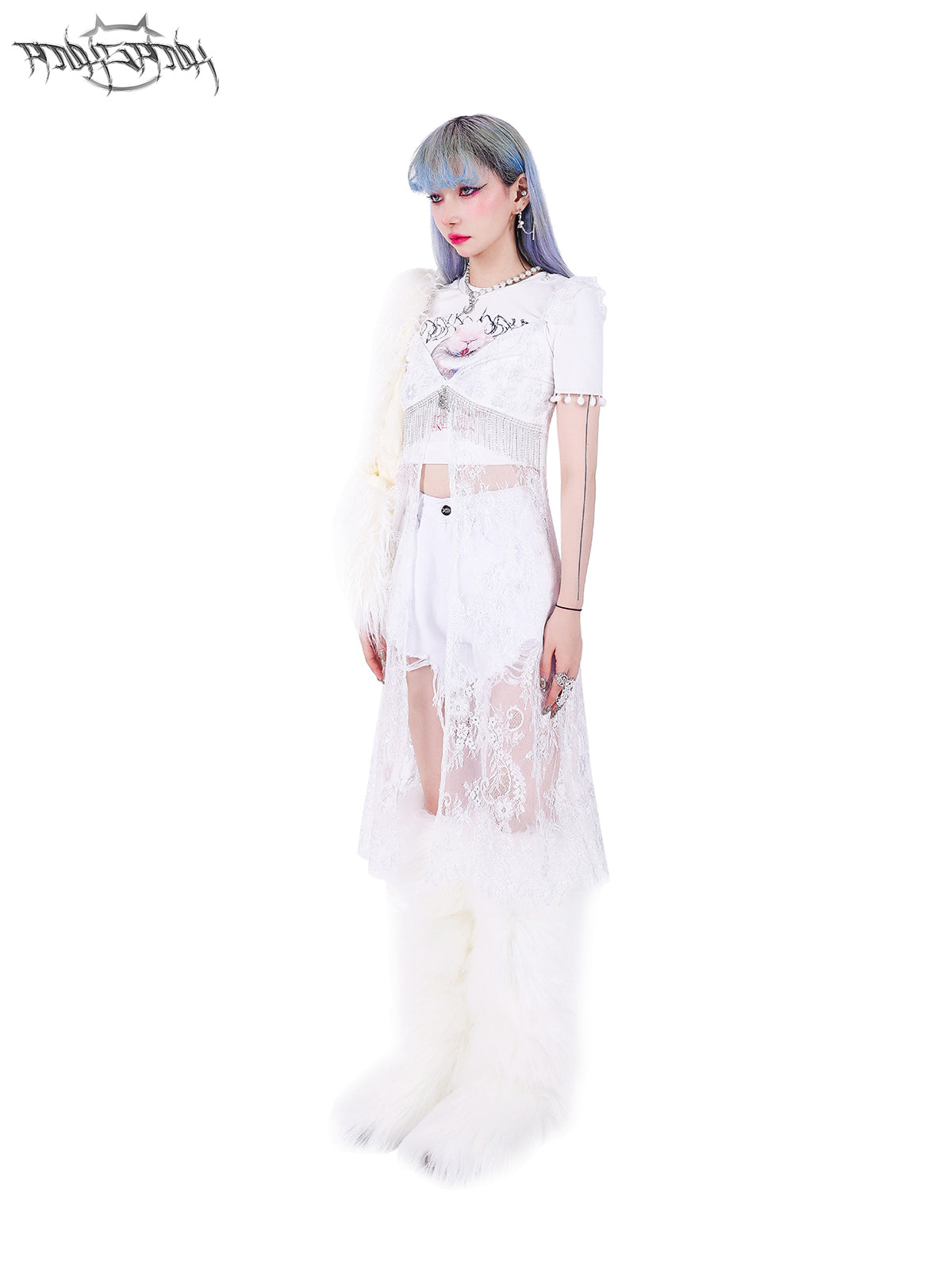 레이스 니치 니치시피 요정 원피스