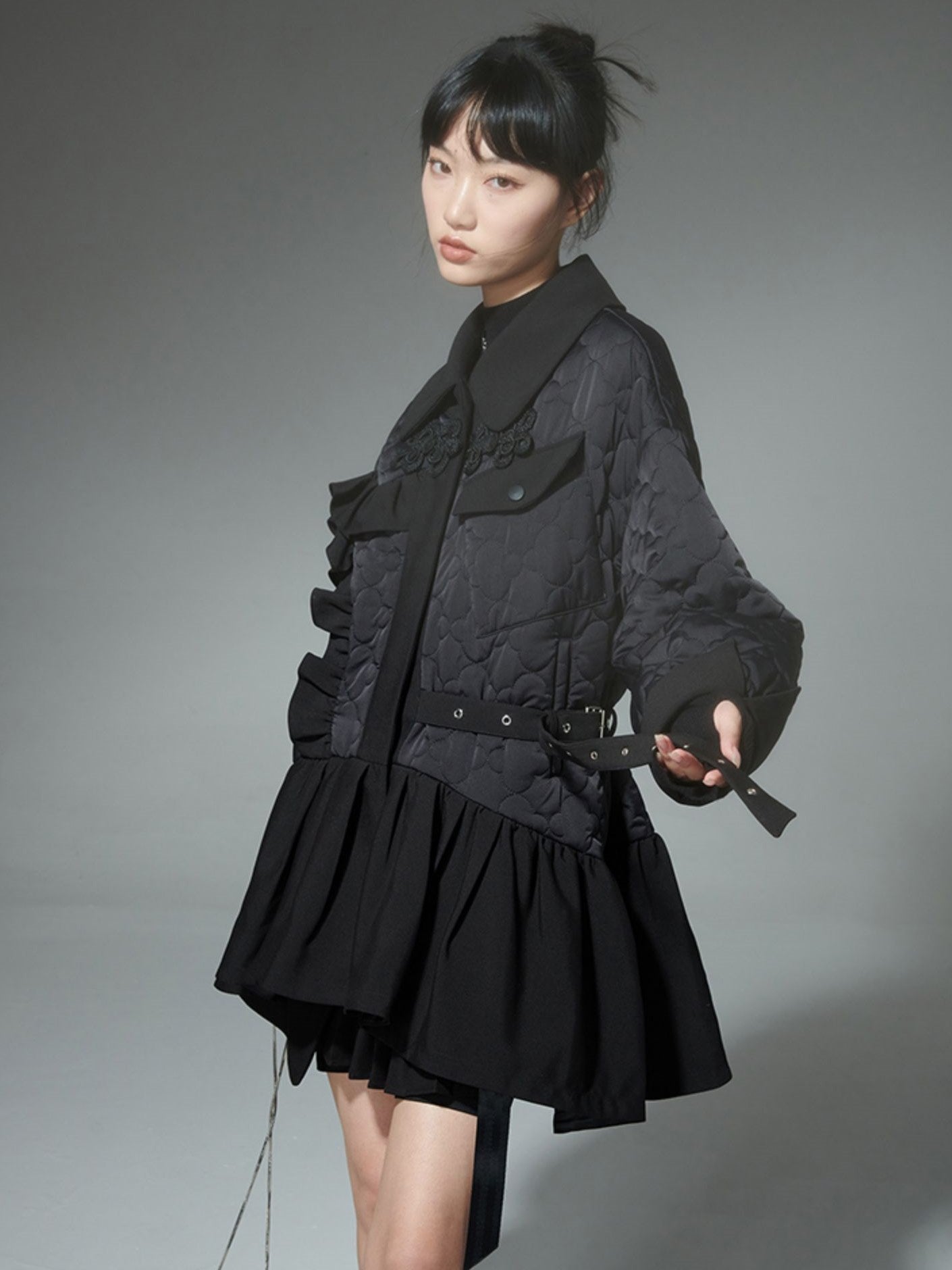 Nouvelle veste en coton brodée chinoise