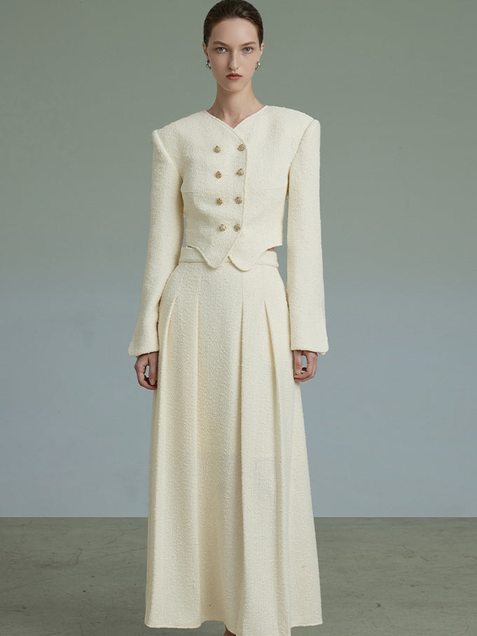 French Retro Small Fragrance Jacket & Skirt