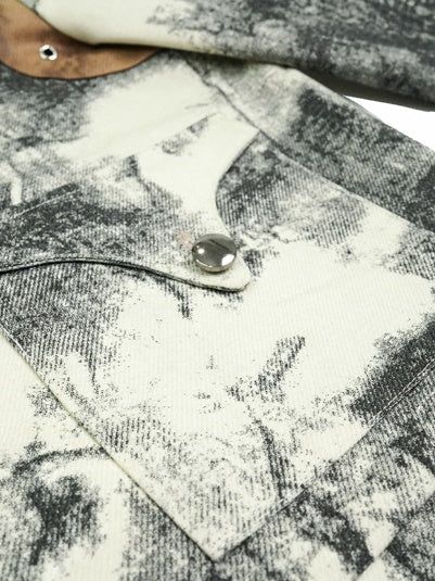 DOUBLE-COLLAR INK PAINTING JACKET