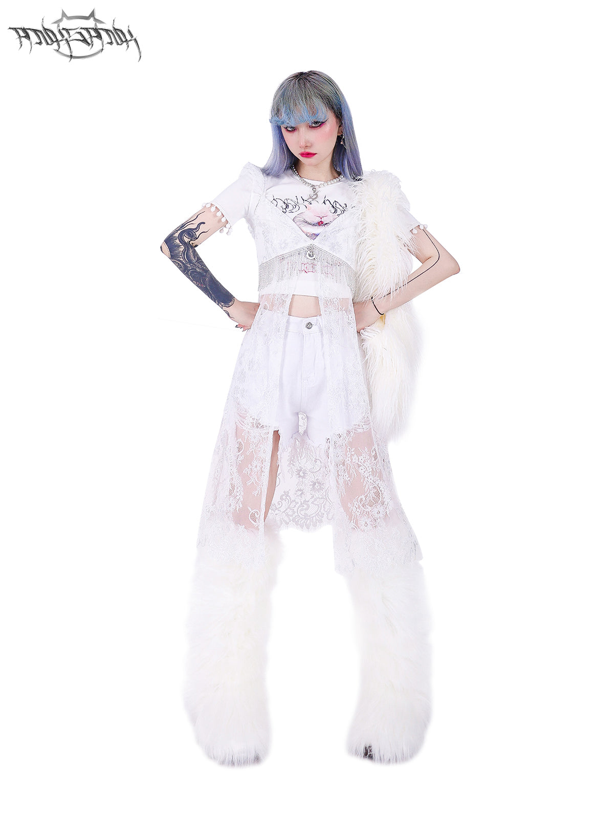 잘린 캐주얼 팝 니치 티샷