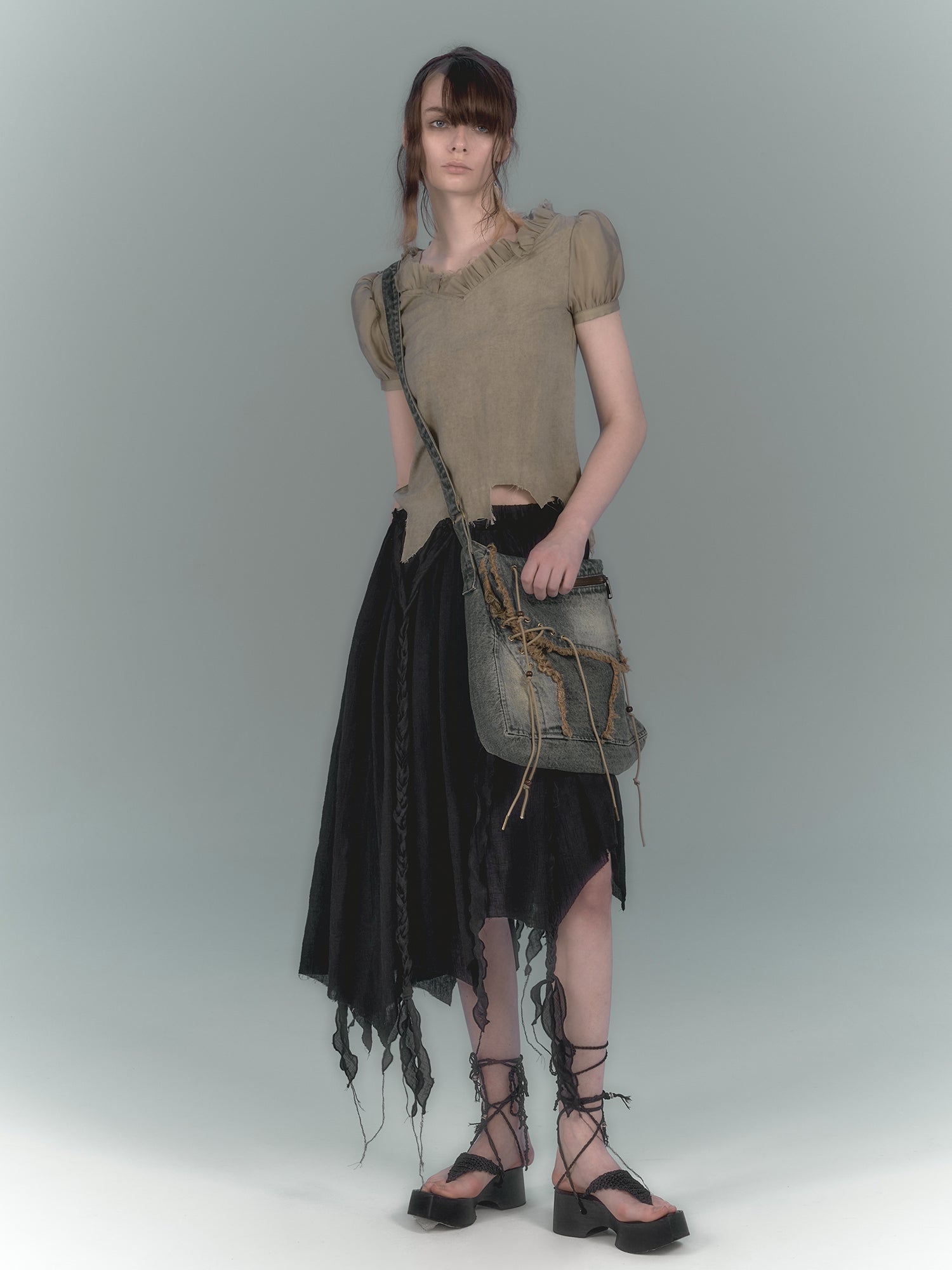 Irregular Tulle Skirt