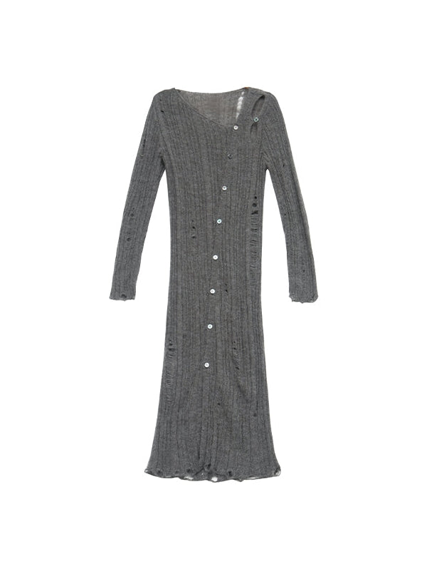 Long Knitted Cardigan