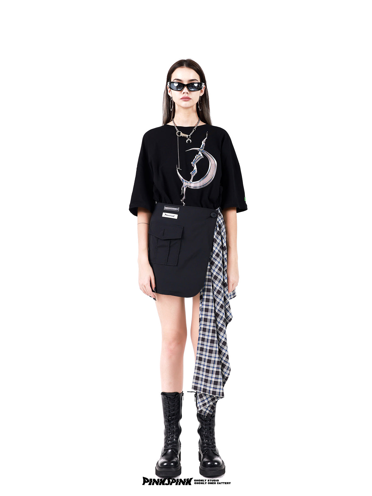 Plaid Nichi Skirt Jacket