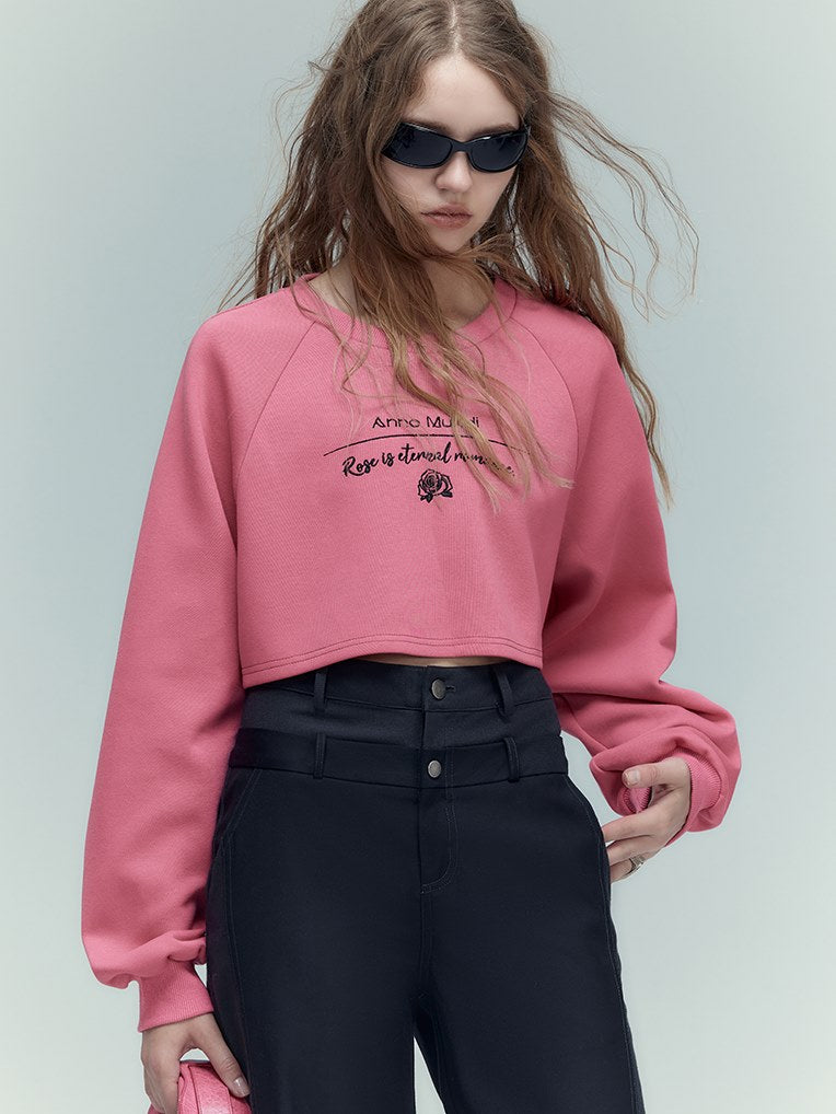 Sweat court et longue configuration de jupe