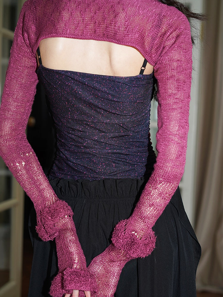 Knit Sleeve Design Cardigan
