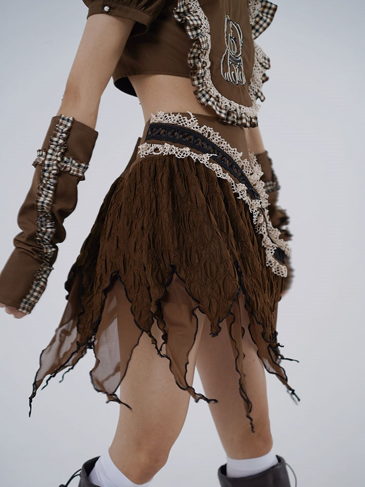 Asymmetriespitzenstichrock