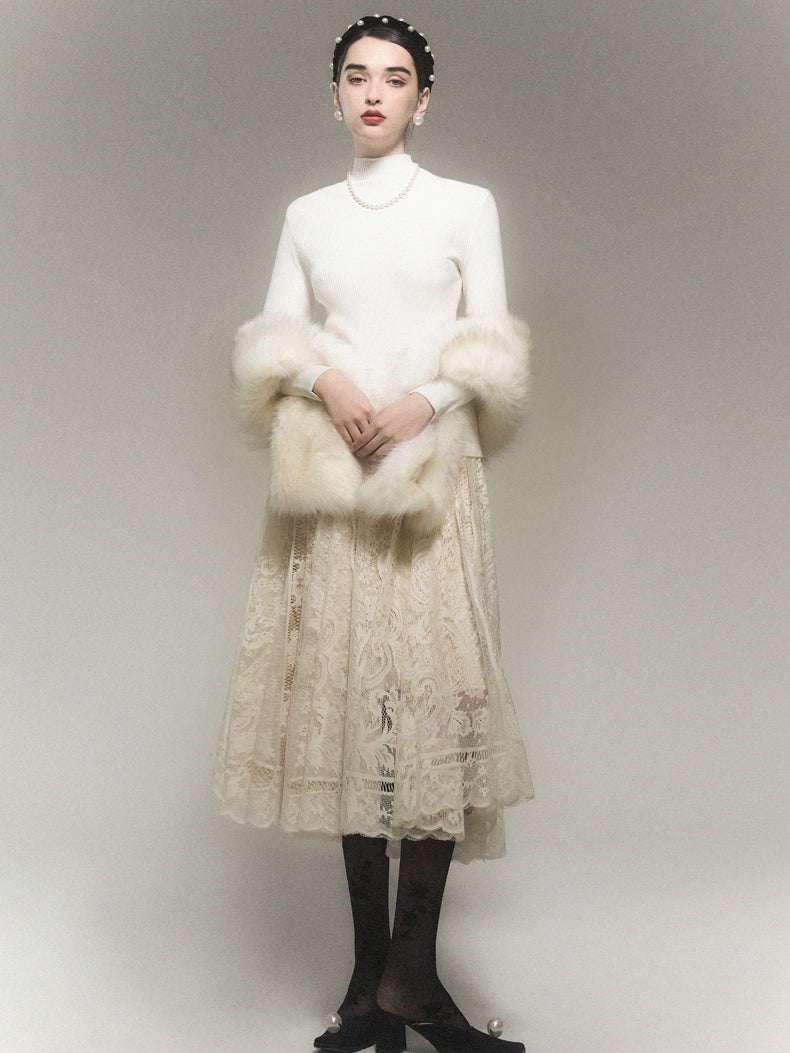 Gefälschter Pelzschal