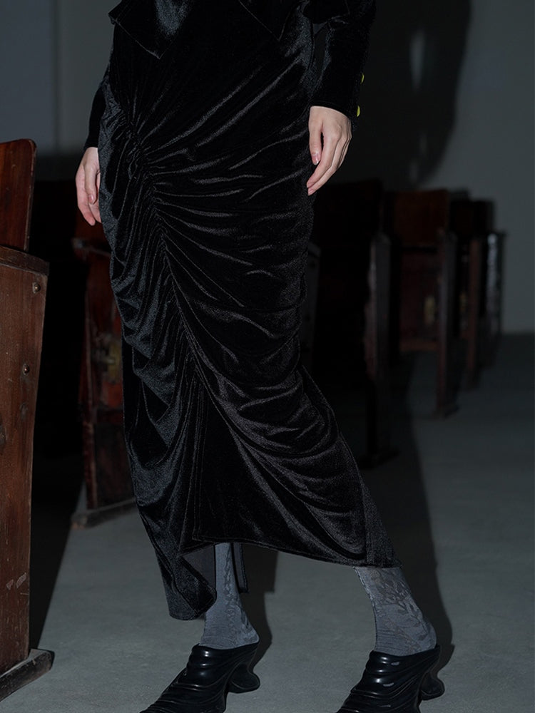 Samtfalten -Longrock