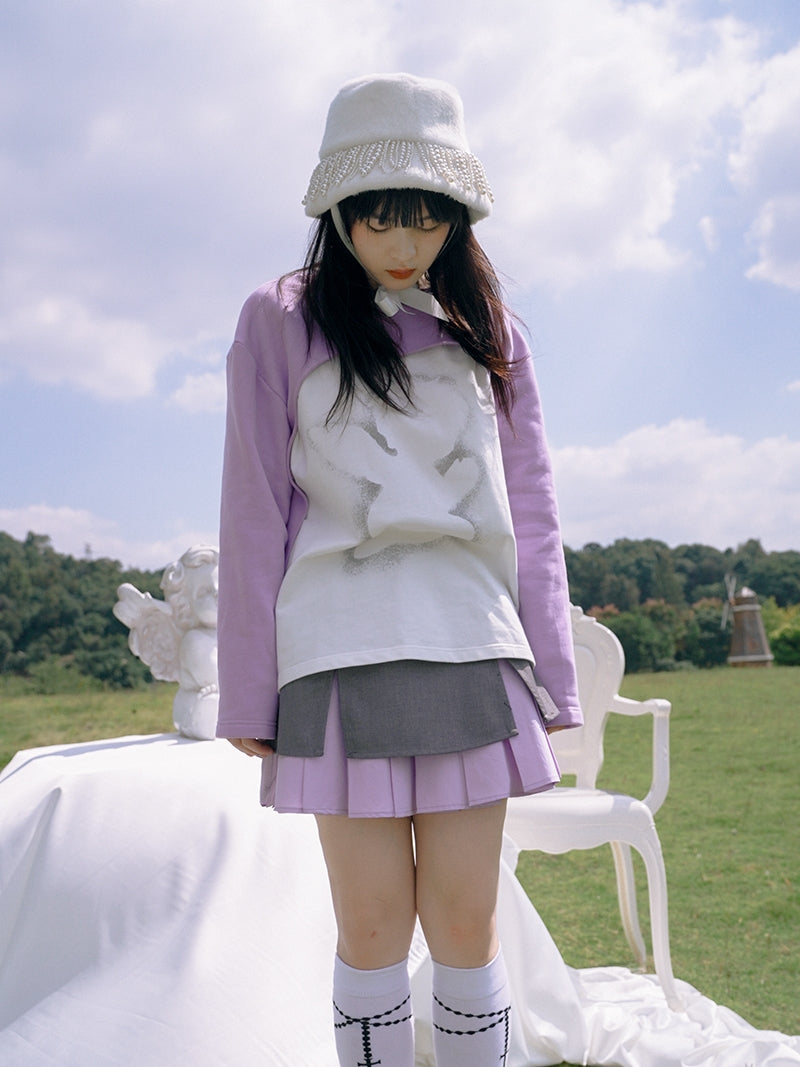 가역적 인 2way 니치 풀오버