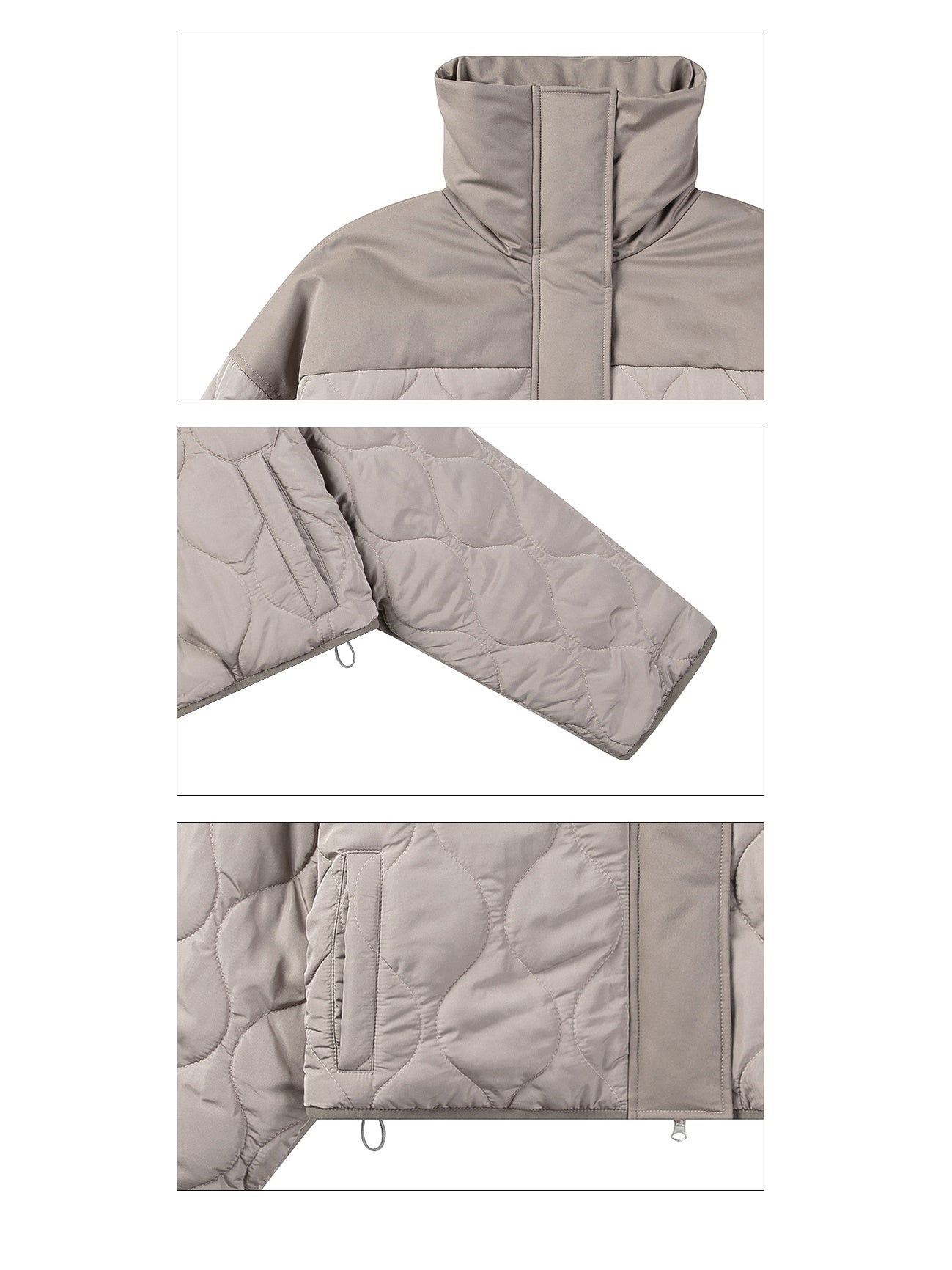 Kaufmantel Zipper -Mantel