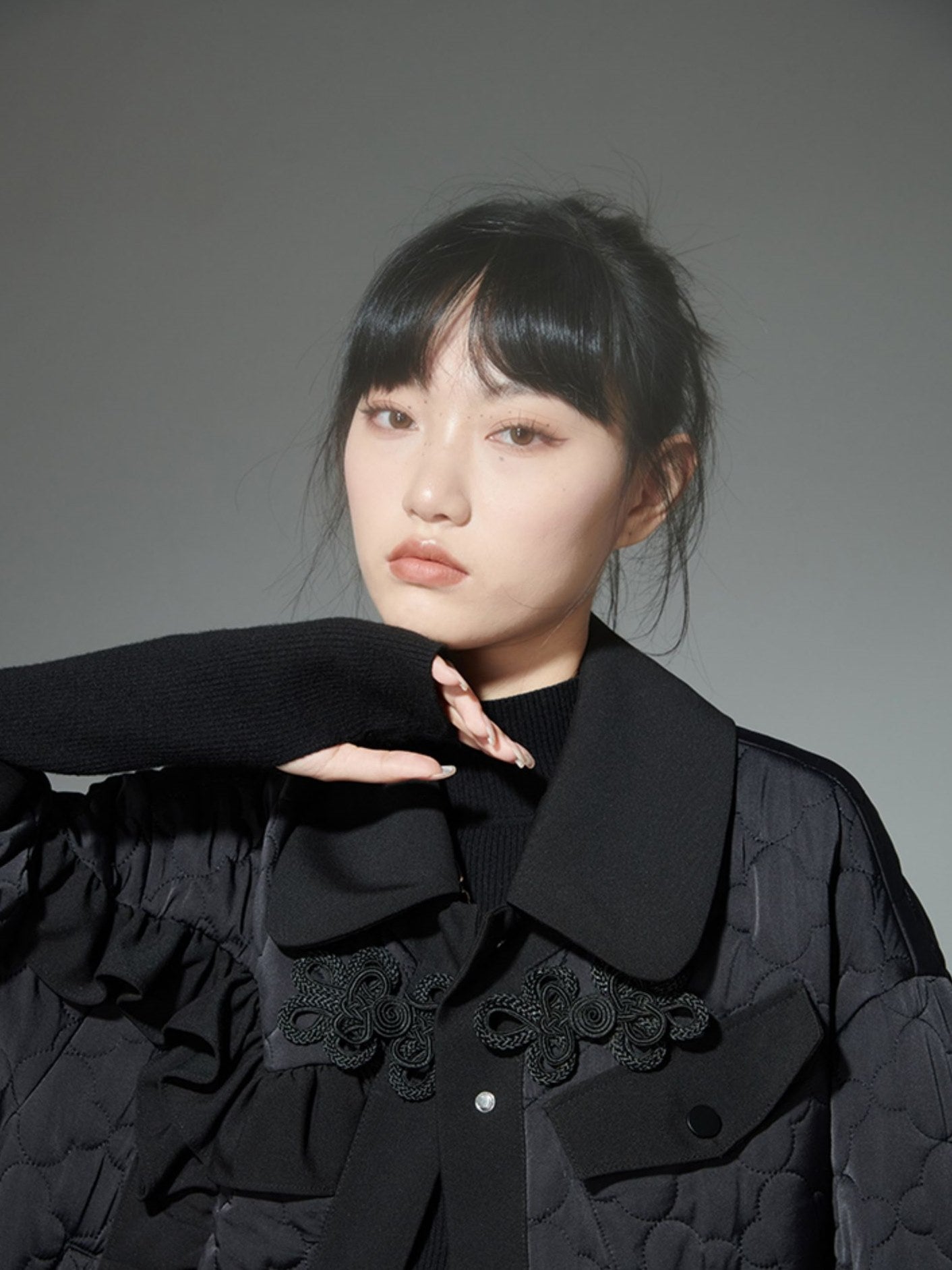 Nouvelle veste en coton brodée chinoise