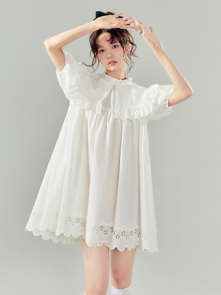 Classical Frill Girly Lace One-Piece