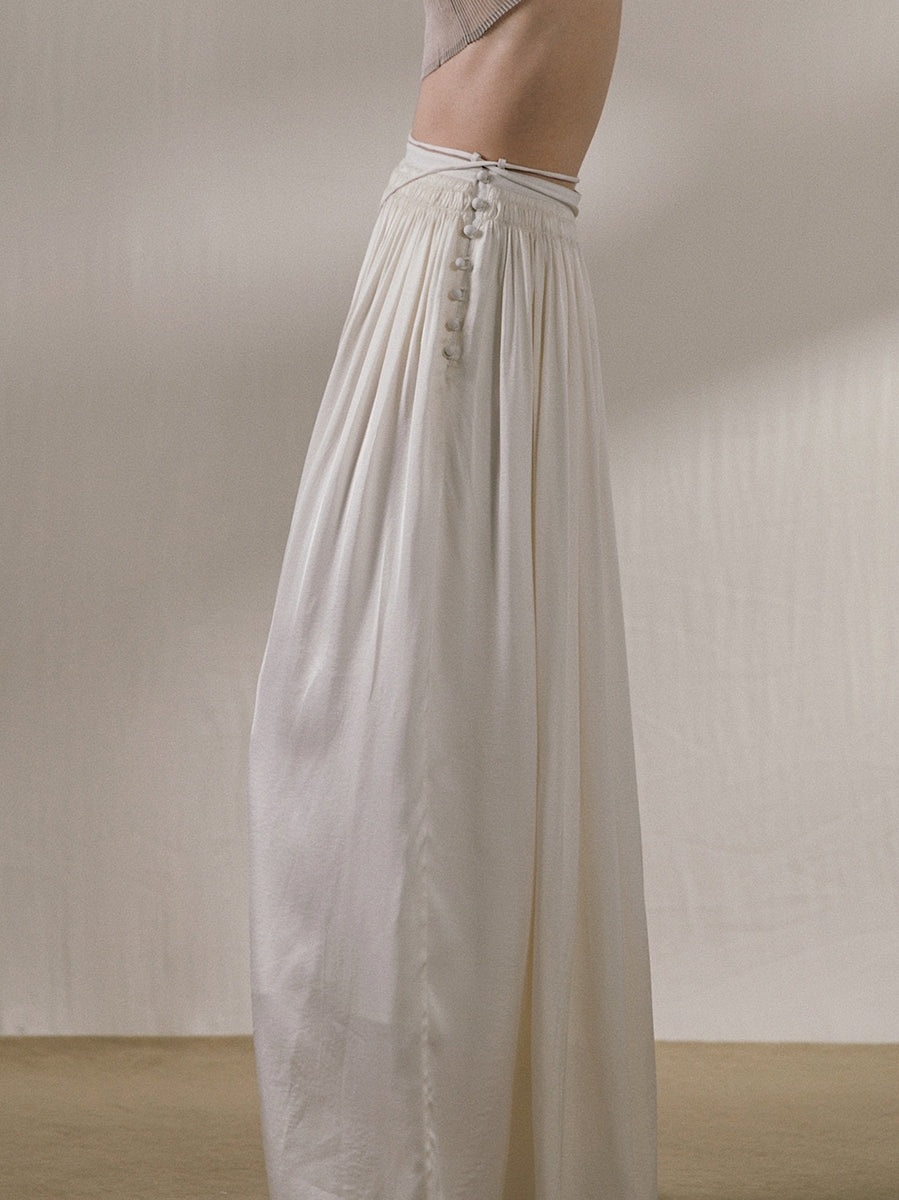 2way tie-dye 자연스러운 일체형 스커트