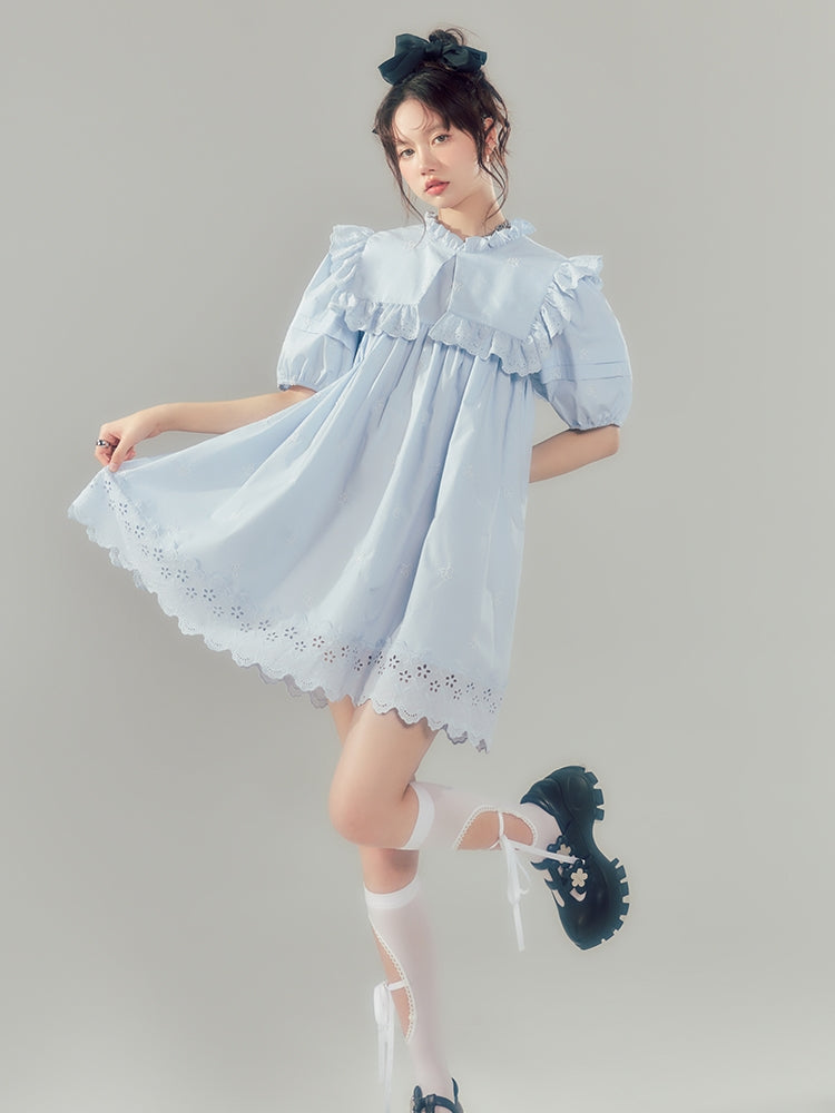 Classical Frill Girly Lace One-Piece