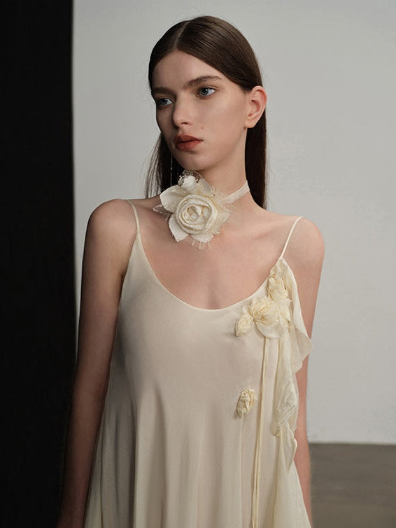 Spitze Rose Halshöcher