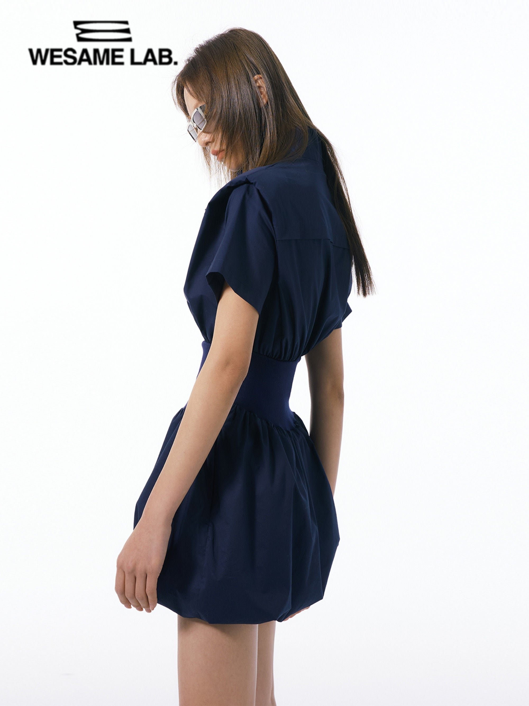 Standcollar Taille Form Ballon Einteiliger