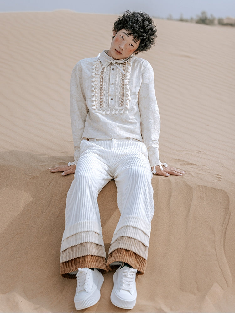 Tassel 민족 니치 빈티지 탑