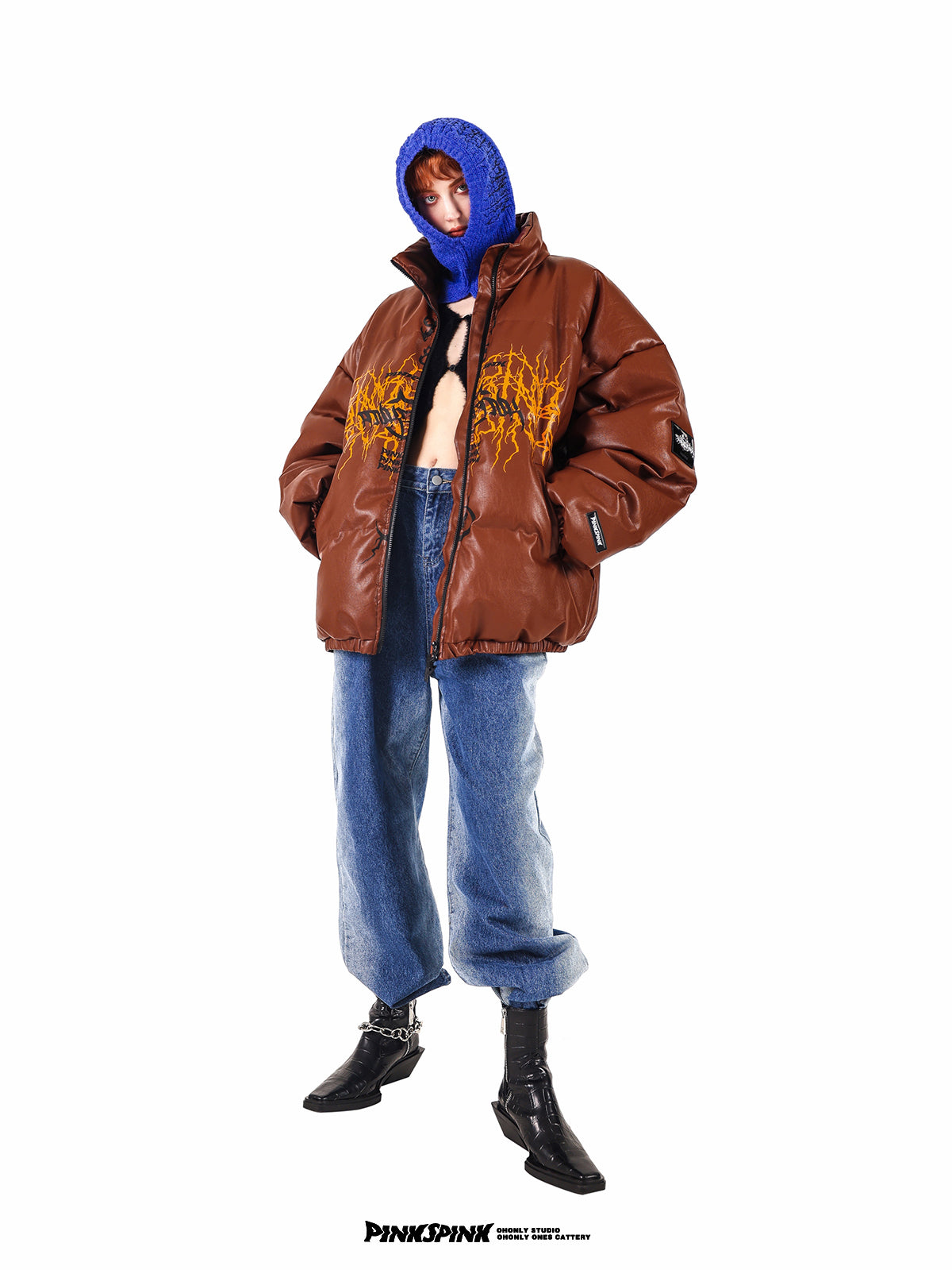 Dicker loser Logo Down-Jacket